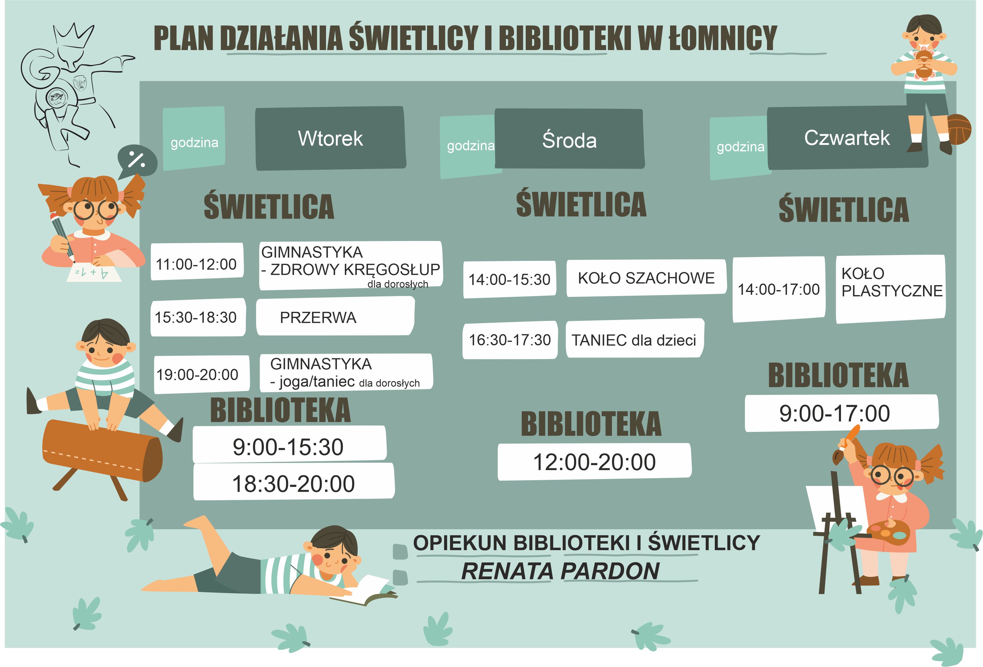 Plan świetlica w łomnicy