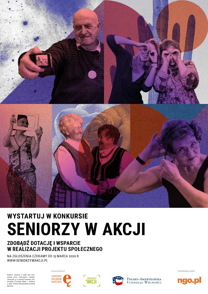 Seniorzy w akcji plakat 